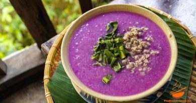 Cách nấu canh khoai mỡ thịt bằm